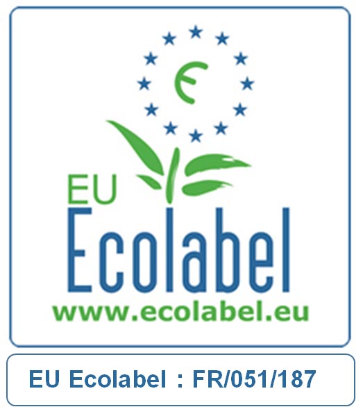 Logo ecolabel responsable, label obtenu par l'hôtel éco-responsable Trianon Rive Gauche