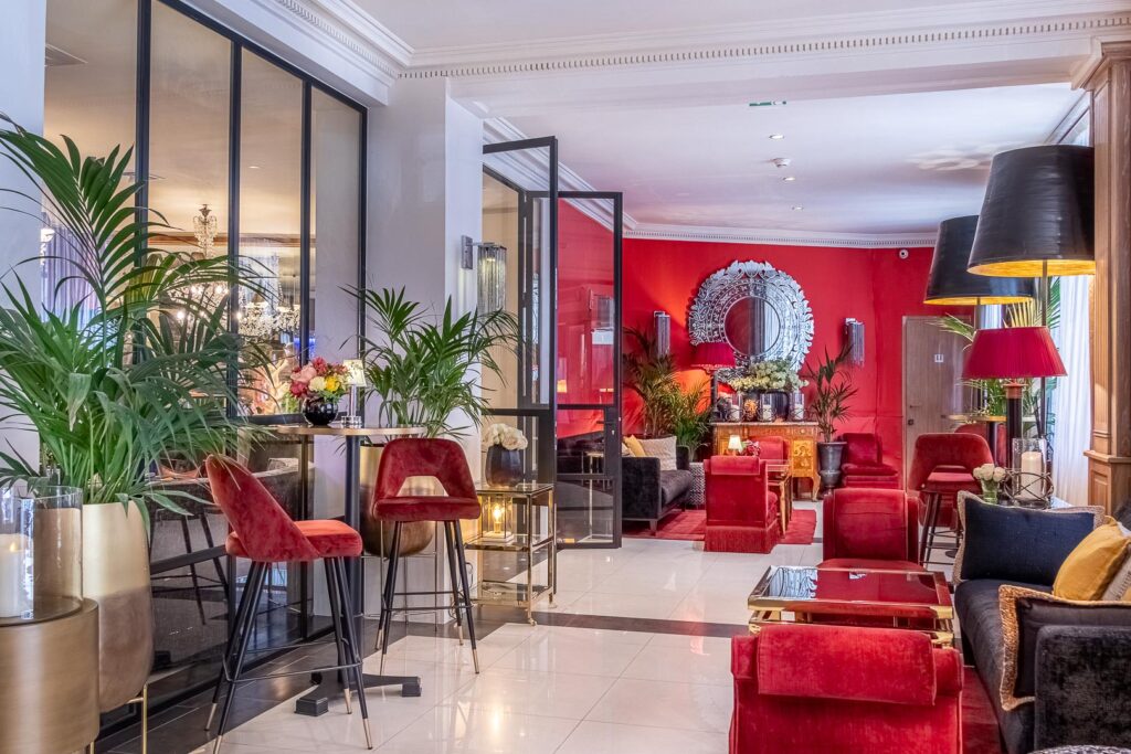 lobby de l'Hôtel Trianon Rive Gauche hotel paris centre