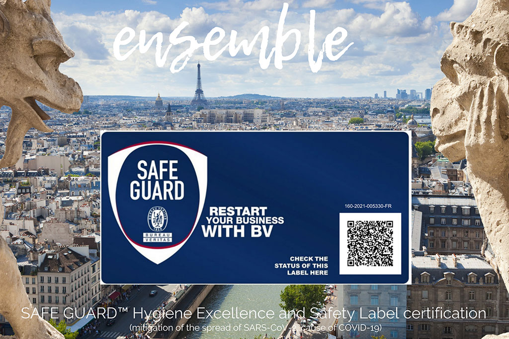 hotel paris 4étoiles - certification safe guard