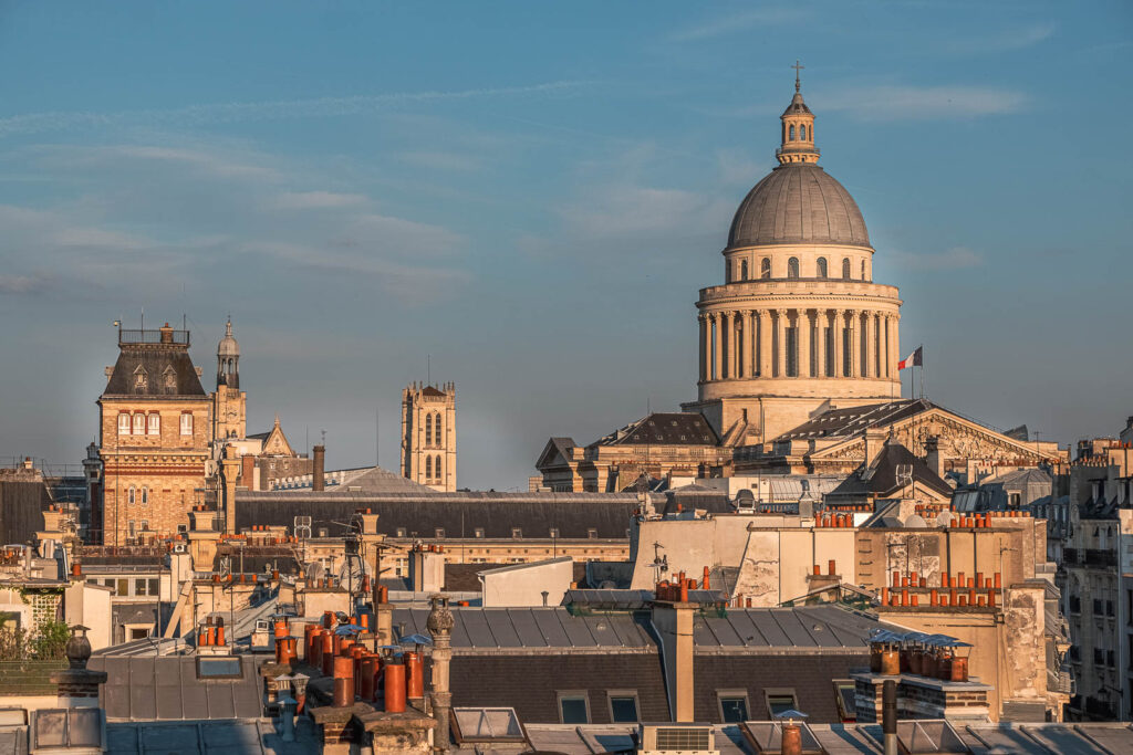 hôtel rive gauche avec vue sur le Panthéon