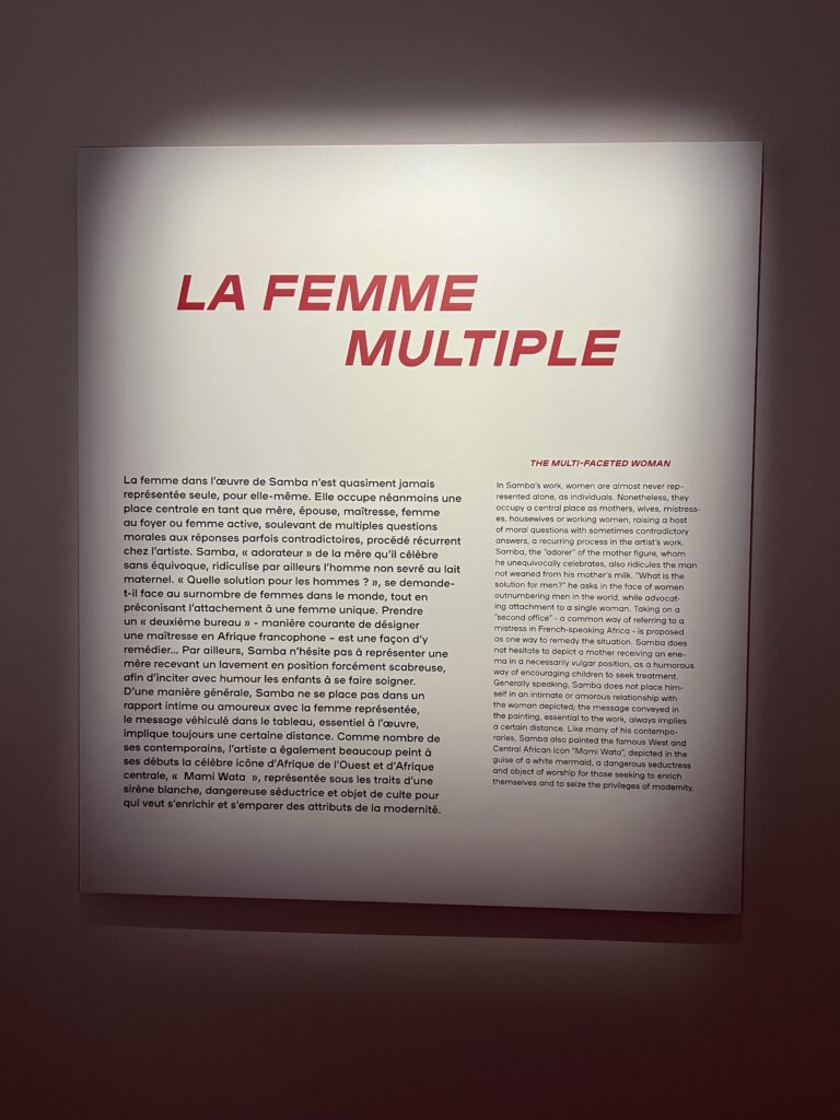 Chéri Samba Exhibition at the Maillol Museum : text